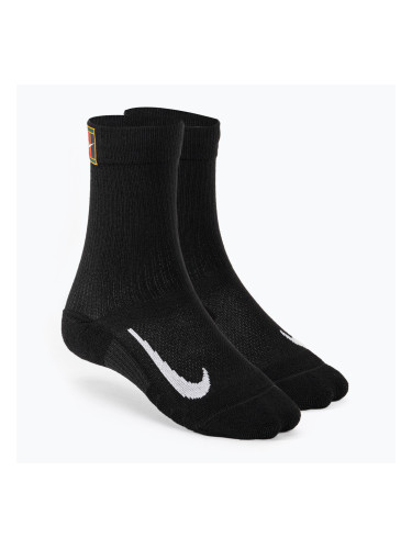 Nike Court Multiplier Cushioned Crew 2 чифта чорапи за тенис черни/черни