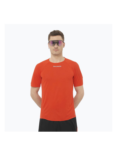 Мъжка тениска за бягане Salomon S/Lab Speed Tee flery red