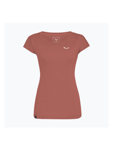 Дамска риза за трекинг Salewa Puez Melange Dry etruscan red melange