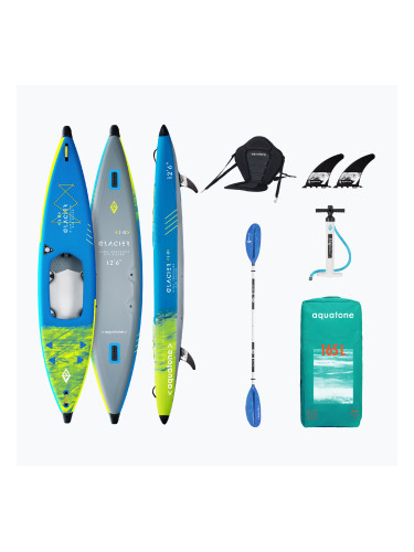 Надуваем каяк за 1 човек Aquatone Glacier 12'6" 