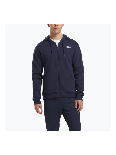 Мъжки суитшърт Reebok Identity SL Fleece FZ Hoodie vecnav