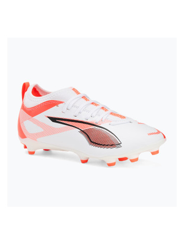 Детски футболни обувки PUMA Ultra 5 Play FG/AG Jr matte aged silver/yellow alert/puma aged silver