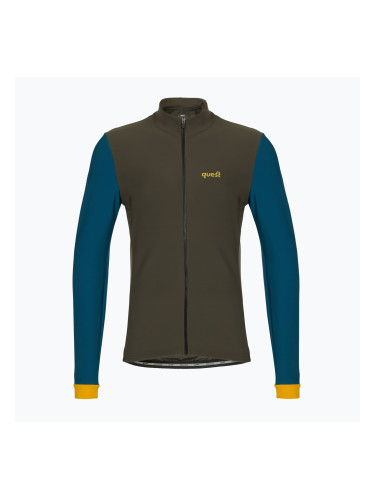 Мъжки суитшърт за колоездене Quest Navigator green