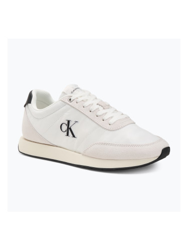 Мъжки обувки Calvin Klein YM0YM01361 Retro Runner Essential MIX MAT bright white/black