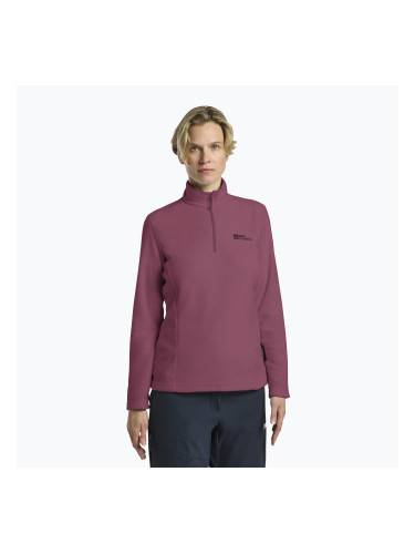 Дамски суитшърт за трекинг Jack Wolfskin Taunus Hz raisin