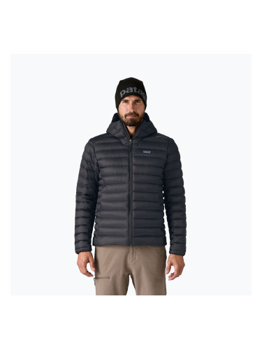 Мъжко пухено яке Patagonia Down Sweater Hoody black