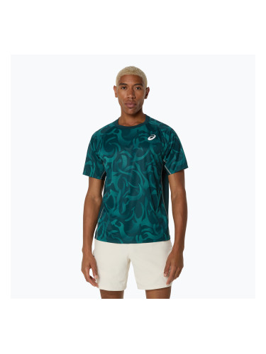 Мъжка тенис фланелка ASICS Game Top saxon green