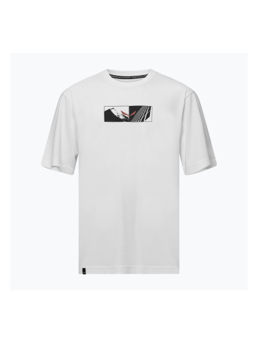 Мъжка тениска Salewa Eagle Hybrid Loose optical white