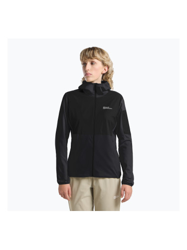 Jack Wolfskin дамска поларена жилетка Prelight Trail Hoody black