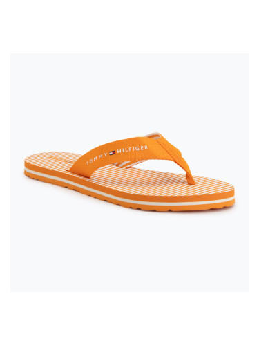Дамски джапанки Tommy Hilfiger Ithaca Stripe Summer orange hype