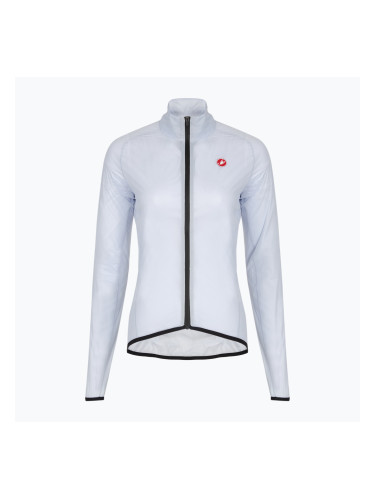 Дамско яке за колоездене Castelli Squall Shell W silver grey/black