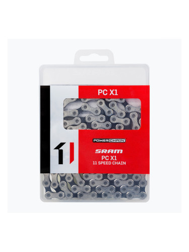 Верига за велосипед SRAM CN PCX1 118LI W/ PWR.LCK 11S 1 silver 00.2518.008.007