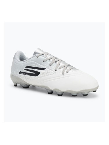 Детски футболни обувки SKECHERS Razor 1.5 Youth Jr FG white/silver