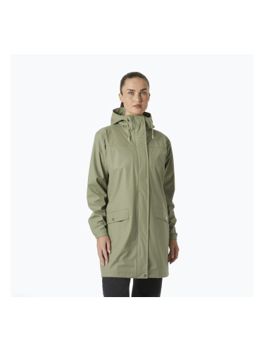 Дамско дълго яке за дъжд Helly Hansen Moss Rain Coat lav green