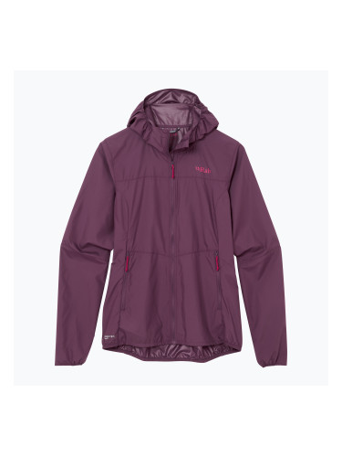 Ветрозащитно яке Rab Windgather Hoody за жени mulberry