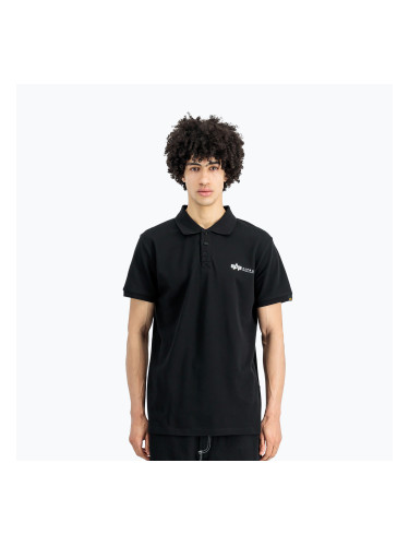 Alpha Industries Basic Polo Small Logo тениска черно