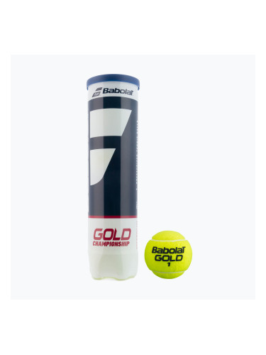 BABOLAT Gold Championship топки за тенис 4 бр. жълти 502082