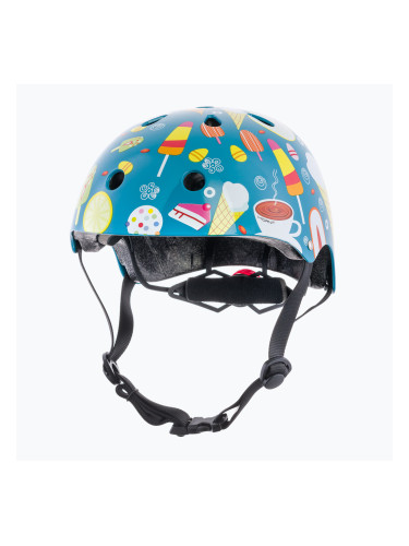 Детска велосипедна каска Hornit IceCream синя/мултицветен цвят