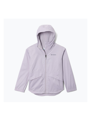 Детско яке за дъжд Columbia Rainy Trails II Fleece lavender pearl