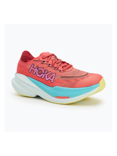 Дамски обувки за бягане HOKA Mach X 2 grapefruit/electric coral
