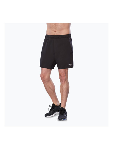 Мъжки къси панталони за бягане Mizuno Core 7.5 2in1 black