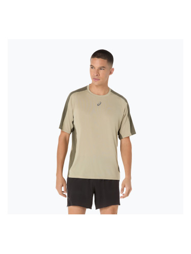 ASICS мъжка тениска за бягане Fujitrail Elite Top каки/мантово зелено