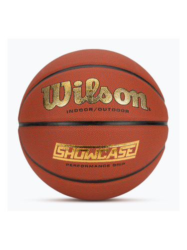 Баскетболна топка Wilson Showcase Comp оранжев, размер 7