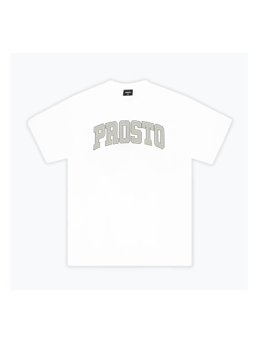 Мъжка тениска PROSTO College бяла