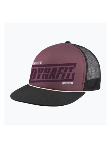 Бейзболна шапка DYNAFIT Graphic Trucker dark rose/tabloid