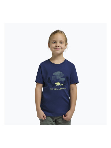 Детска тениска Jack Wolfskin Graphic Cotton T print evening sky