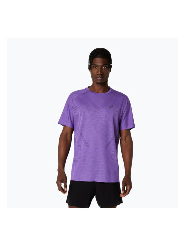 Мъжки ASICS Metarun SS Top тениска за бягане edo purple