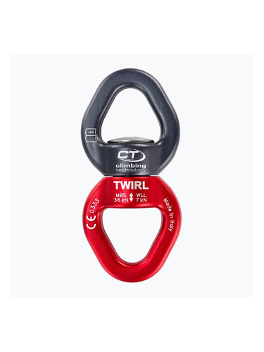 Въртящ се съединител Climbing Technology Twirl grey/ red