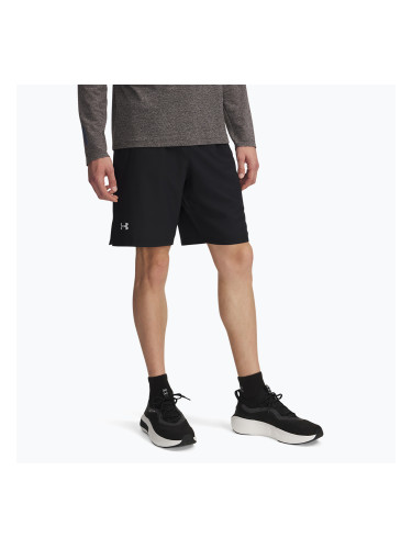 Мъжки къси панталони за бягане Under Armour Launch 9" черни / светлоотразителни
