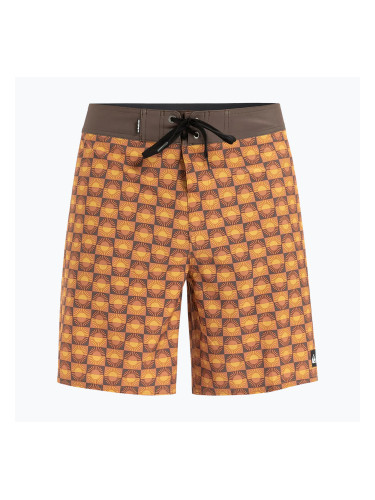 Мъжки къси панталони за плуване Quiksilver Surfsilk Straight Leg 18" florever bran