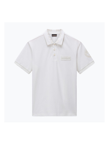 Мъжка поло риза Napapijri E-Amundsen 1 с бяла чапла