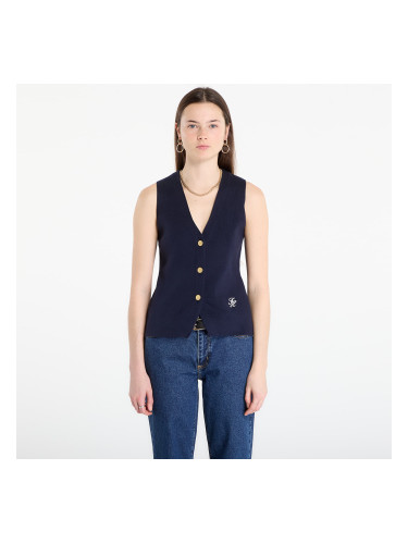 Елек Tommy Hilfiger Co Full Needle Slim Vest Navy M