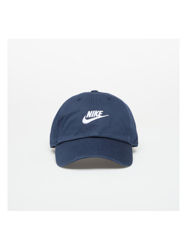 Шапка Nike Club Unstructured Futura Wash Cap Obsidian/ White Universal