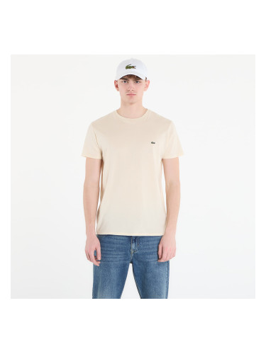 Тениска LACOSTE Tee-Shirt Naturel Clair 4