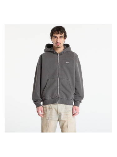 Суитшърт OBEY Lowercase Pigment Zip Hood Pigment Digital Black L