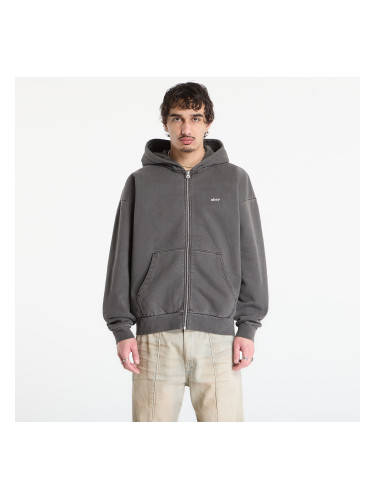 Суитшърт OBEY Lowercase Pigment Zip Hood Pigment Digital Black S