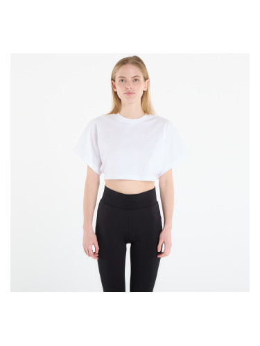 Тениска Under Armour Cropped Script SS Tee White L