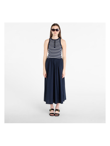 Облекло Tommy Hilfiger Gold Button Poplin Mix Dress Breton Stripe Dark Night/ Ecru L