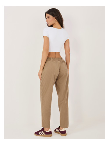 Тъмнобежов панталон RUE PARIS