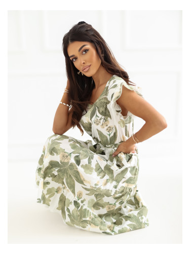 Зелена лятна рокля