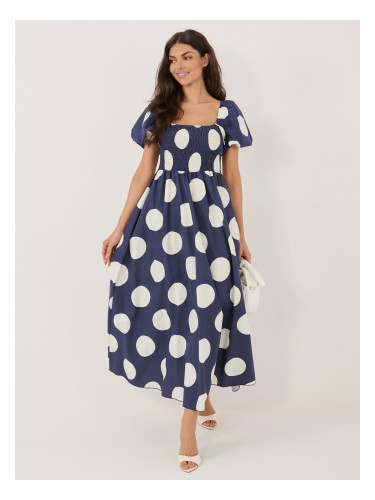 Макси рокля с големи точки