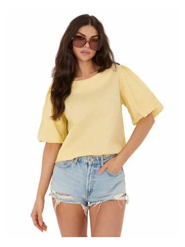 Блуза MI-BZ-3391.71 светложълта