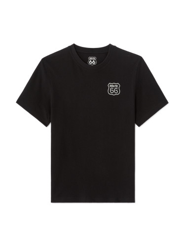 Мъжка тениска Route 66, черна