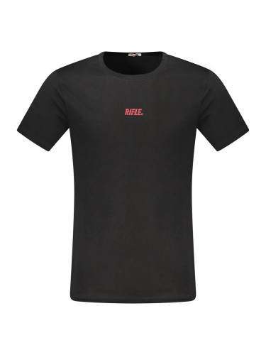 Мъжка тениска с къс ръкав RIFLE черна
