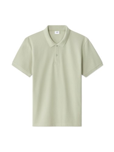 Зелена тениска Celio Polo Pique Teone