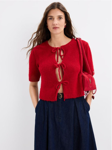 Mohito - Пуловер с панделка - червен